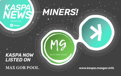 Kaspa Pool Addition — Max Gor Pool