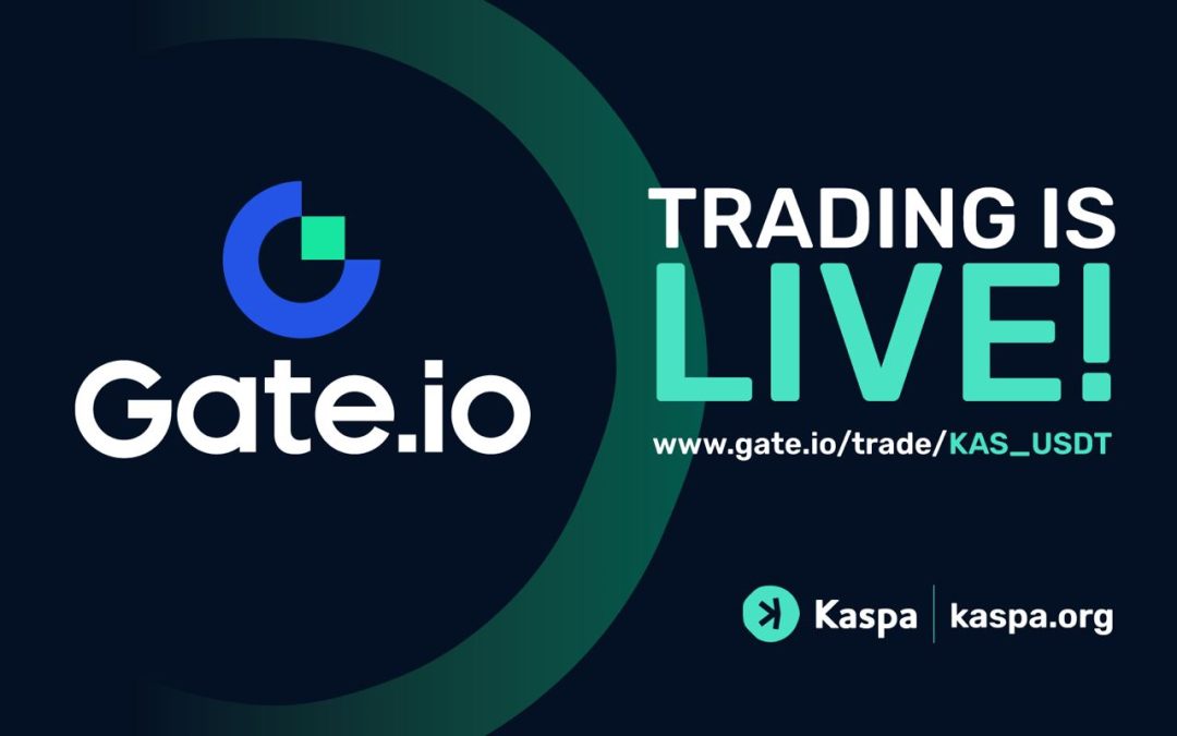 Kaspa Exchange Crowdfund Update: Listing on Gate.io — NOW LIVE
