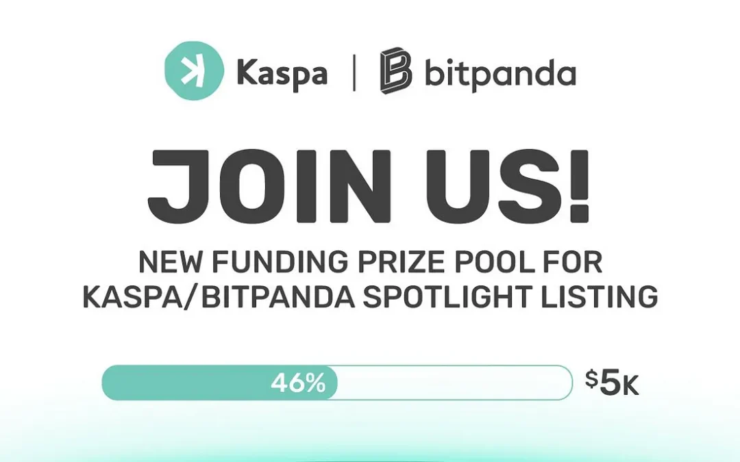 Kaspa Crowdfund Campaign: Bitpanda