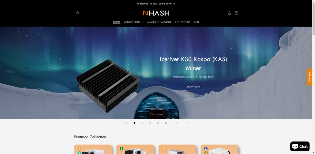 NHASH – Professional CryptoCurrency Mining Platform